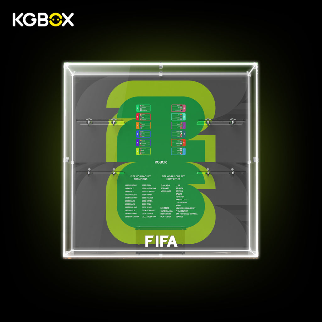 Display Case For LEGO FIFA World Cup Official Trophy Collector 7in1 Edition