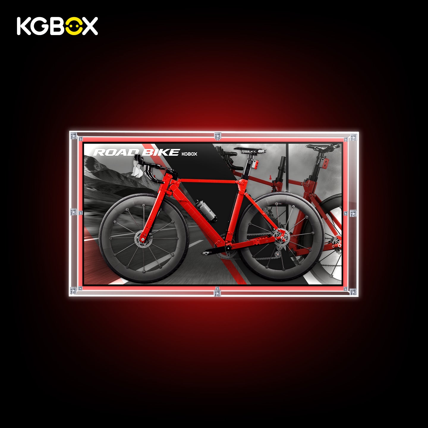 Display Case For LEGO Icons 11380 Road Bike