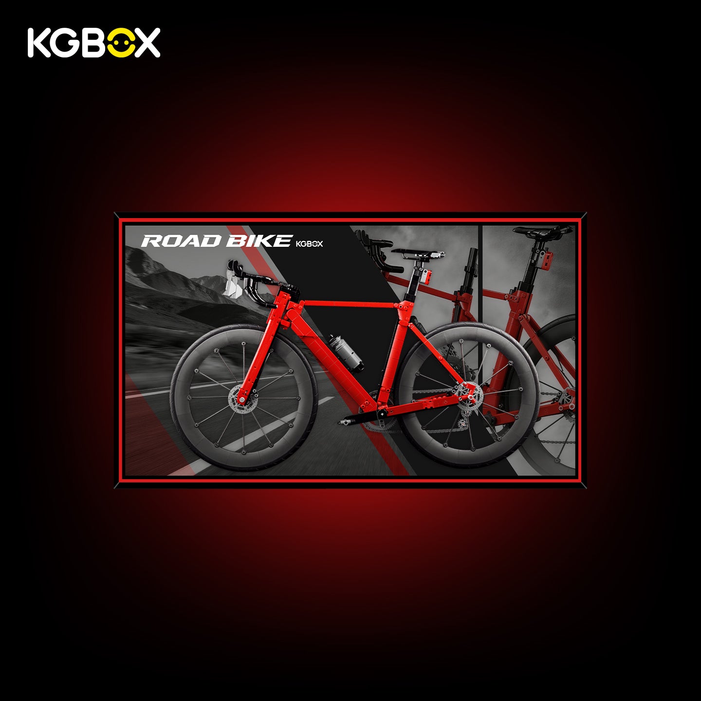 Display Case For LEGO Icons 11380 Road Bike