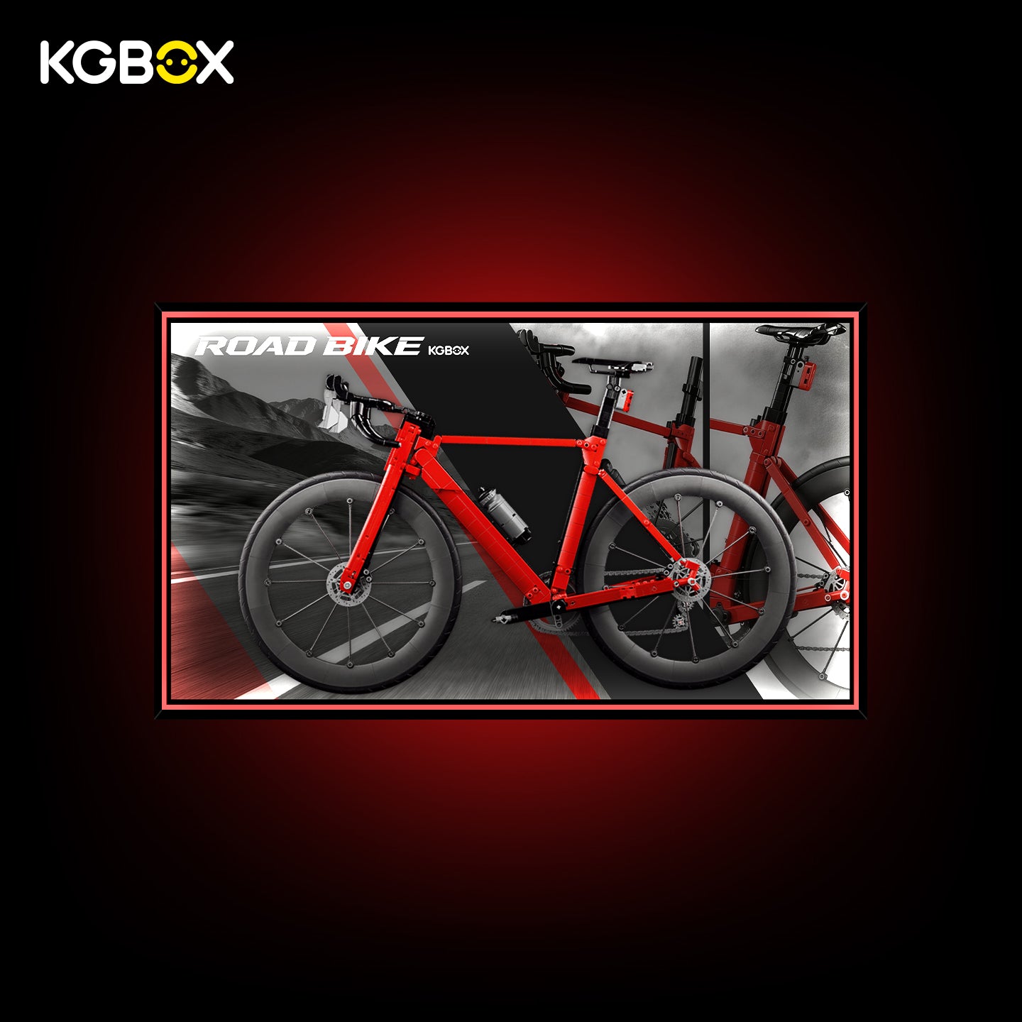 Display Case For LEGO Icons 11380 Road Bike