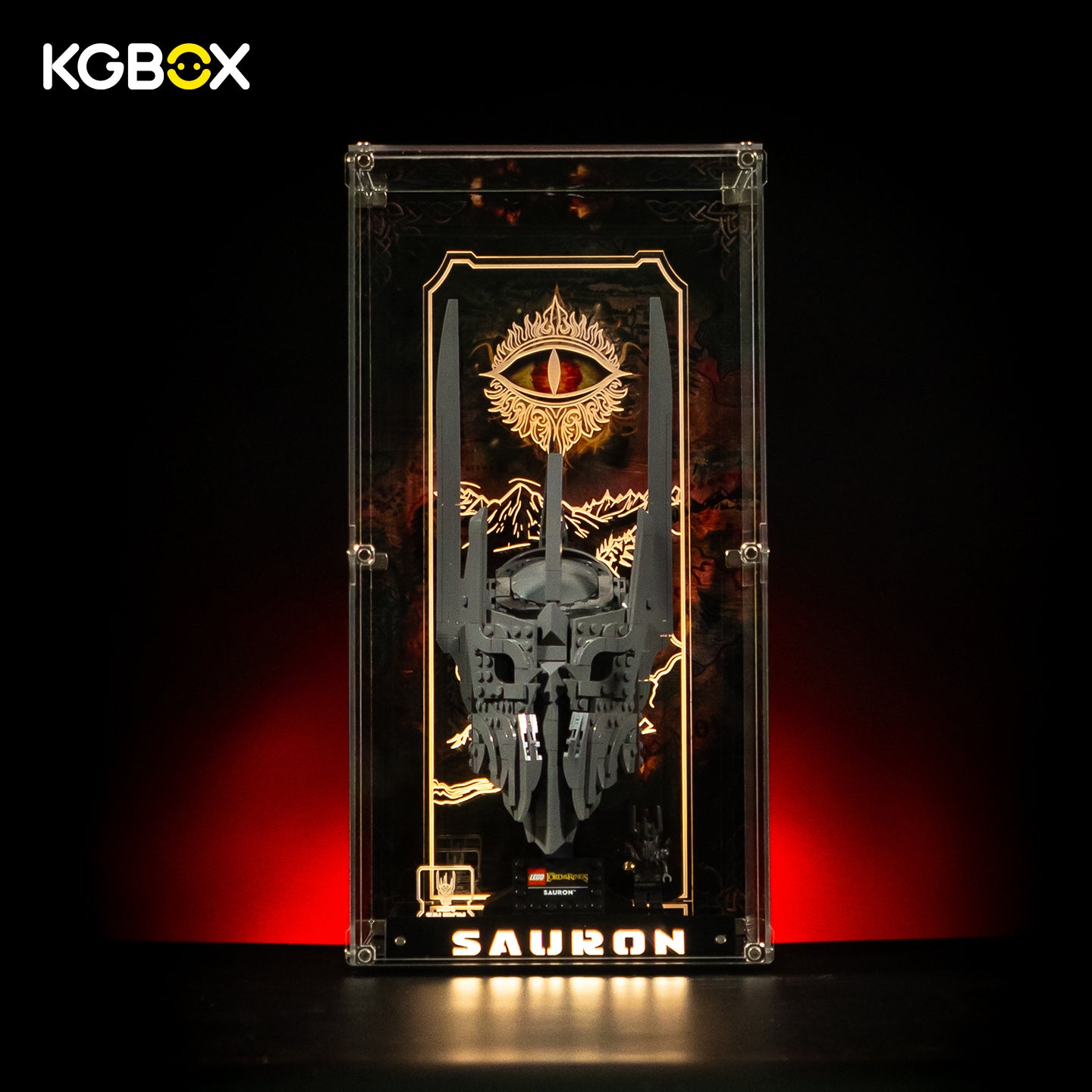 Display Case for LEGO 11373 The Lord of the Rings Sauron's Helmet
