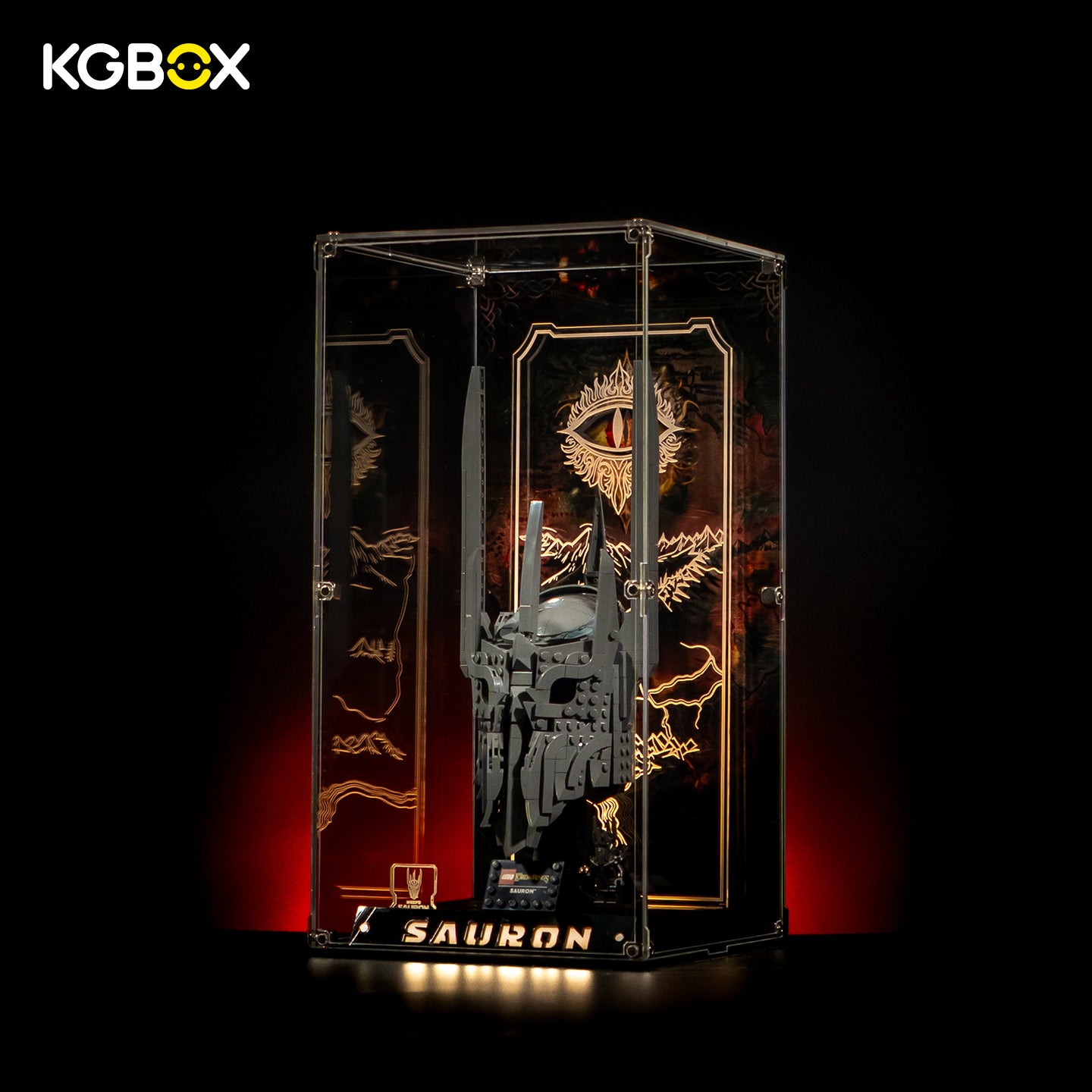 Display Case for LEGO 11373 The Lord of the Rings Sauron's Helmet