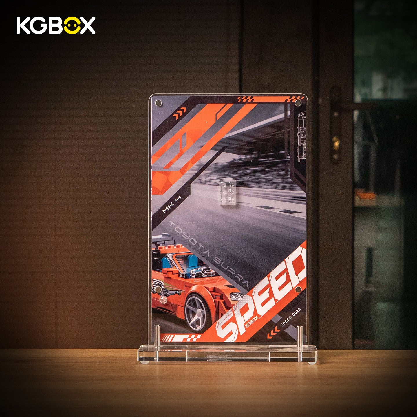 Display Case for LEGO 77260 Speed Champions Fast & Furious Toyota Supra MK4