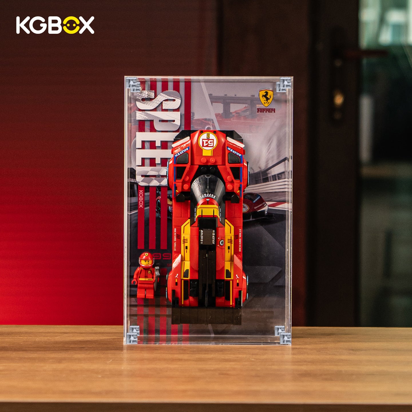 Display Case for LEGO 77261 Speed Champions Ferrari 499P