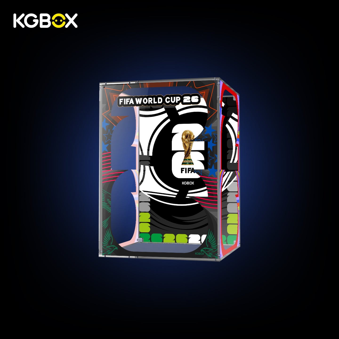 Display case for THE MONSTERS×FIFA Catch the Win