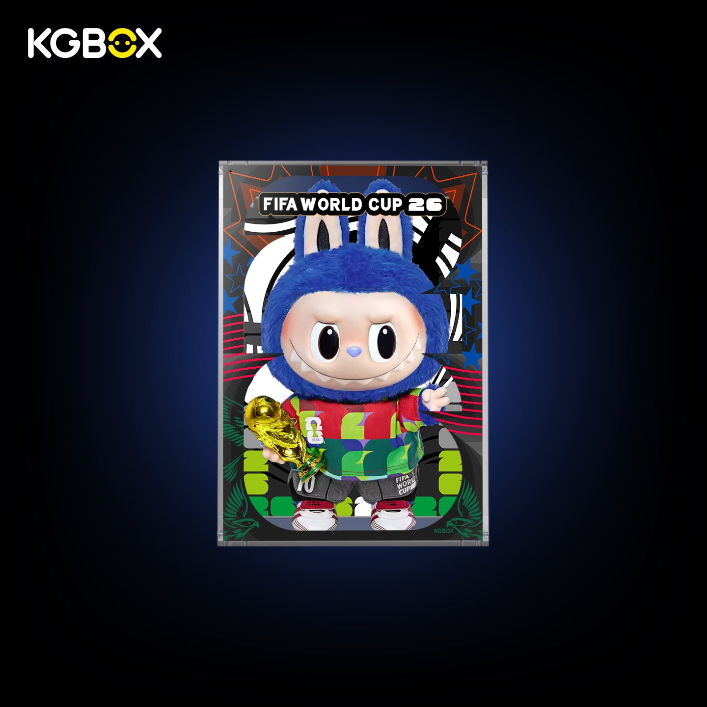 Display case for THE MONSTERS×FIFA Catch the Win