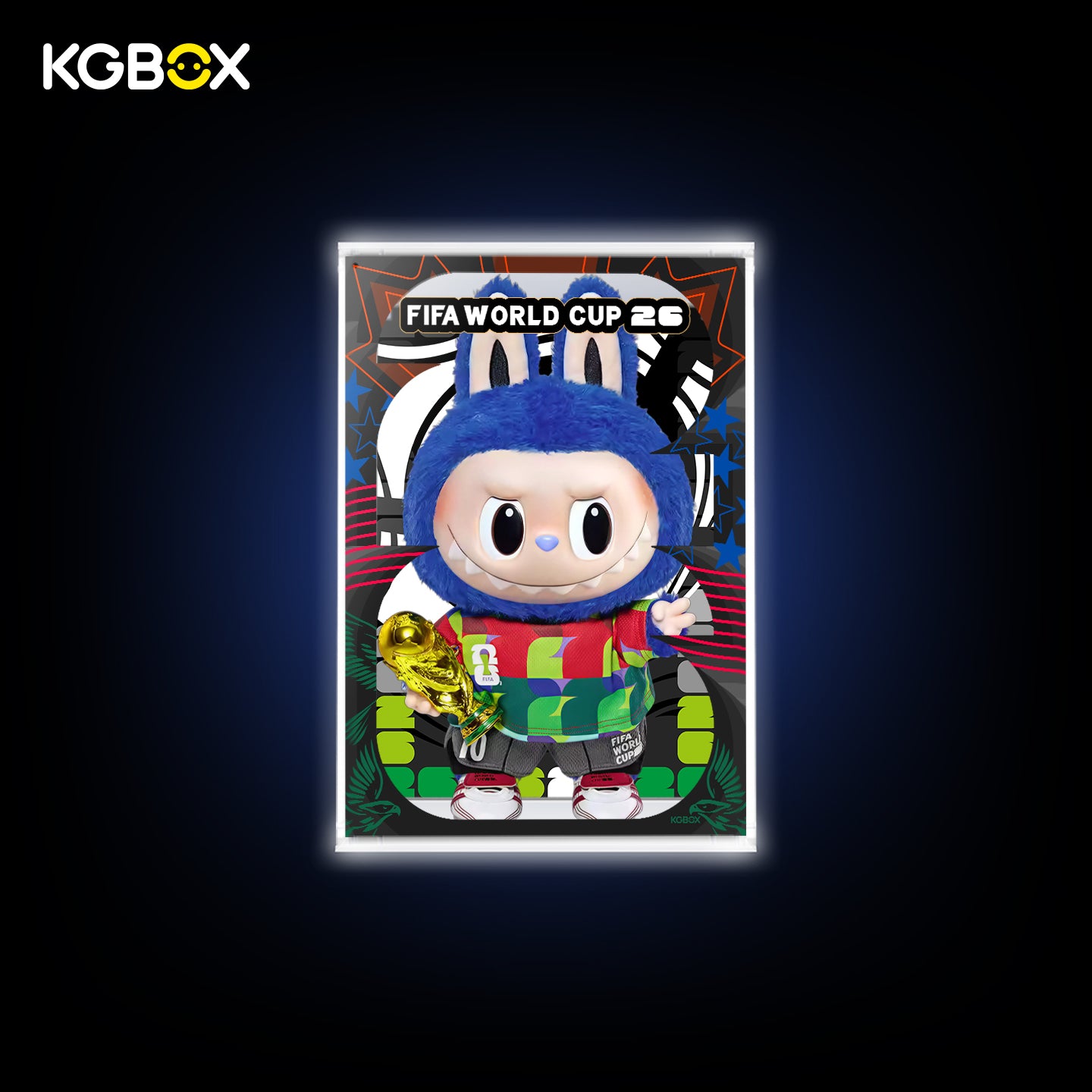 Display case for THE MONSTERS×FIFA Catch the Win