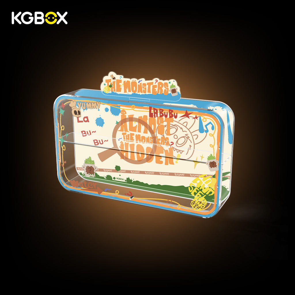 POP MART Labubu The Monsters Almost Hidden Series Figures Display Case 1
