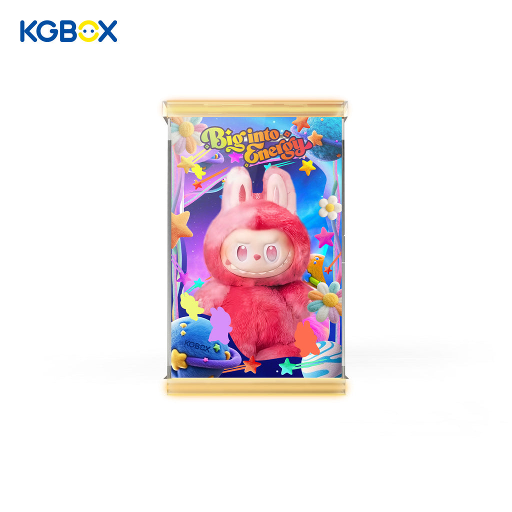 POP MART Labubu The Monsters Big into Energy Series Vinyl Plush Pendant Display Case with LED Lights 10