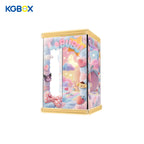 POP MART Labubu The Monsters Hello Kitty and Friends Series Vinyl Plush Pendant Display Case with LED Lights 2