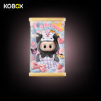 POP MART Labubu The Monsters Hello Kitty and Friends Series Vinyl Plush Pendant Display Case with LED Lights 4