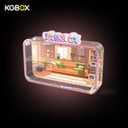 POP MART Labubu The Monsters Lazy Yoga Series Figures Display Case 1