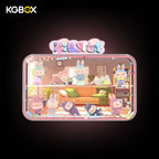 POP MART Labubu The Monsters Lazy Yoga Series Figures Display Case 2