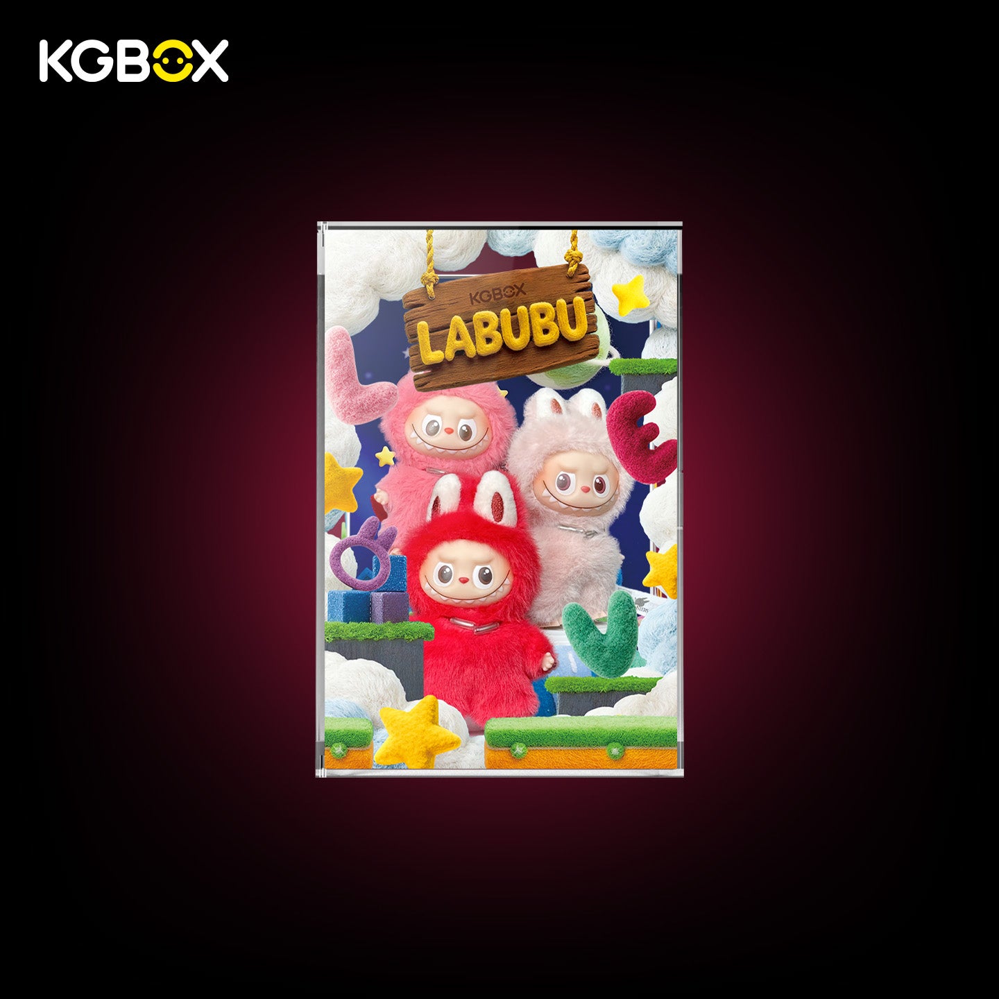 POP MART Labubu The Monsters Pin for Love Series Vinyl Plush Pendant Display Case 8