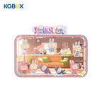 POP MART Laububu The Monsters Lazy Yoga Series Figures Display Case