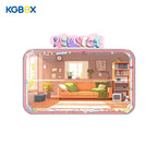 POP MART Laububu The Monsters Lazy Yoga Series Figures Display Case 1 