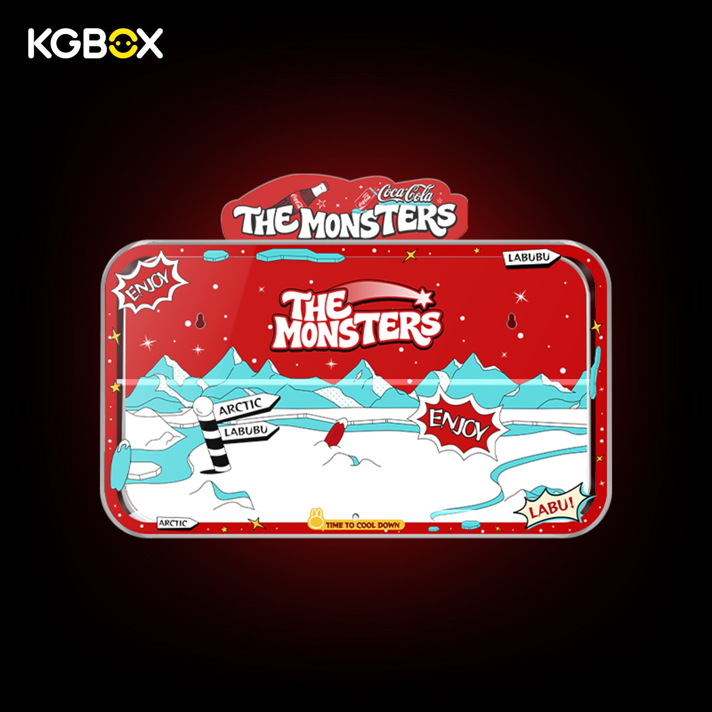 POP MART The Monsters Coca Cola Series Figures Display Case 2