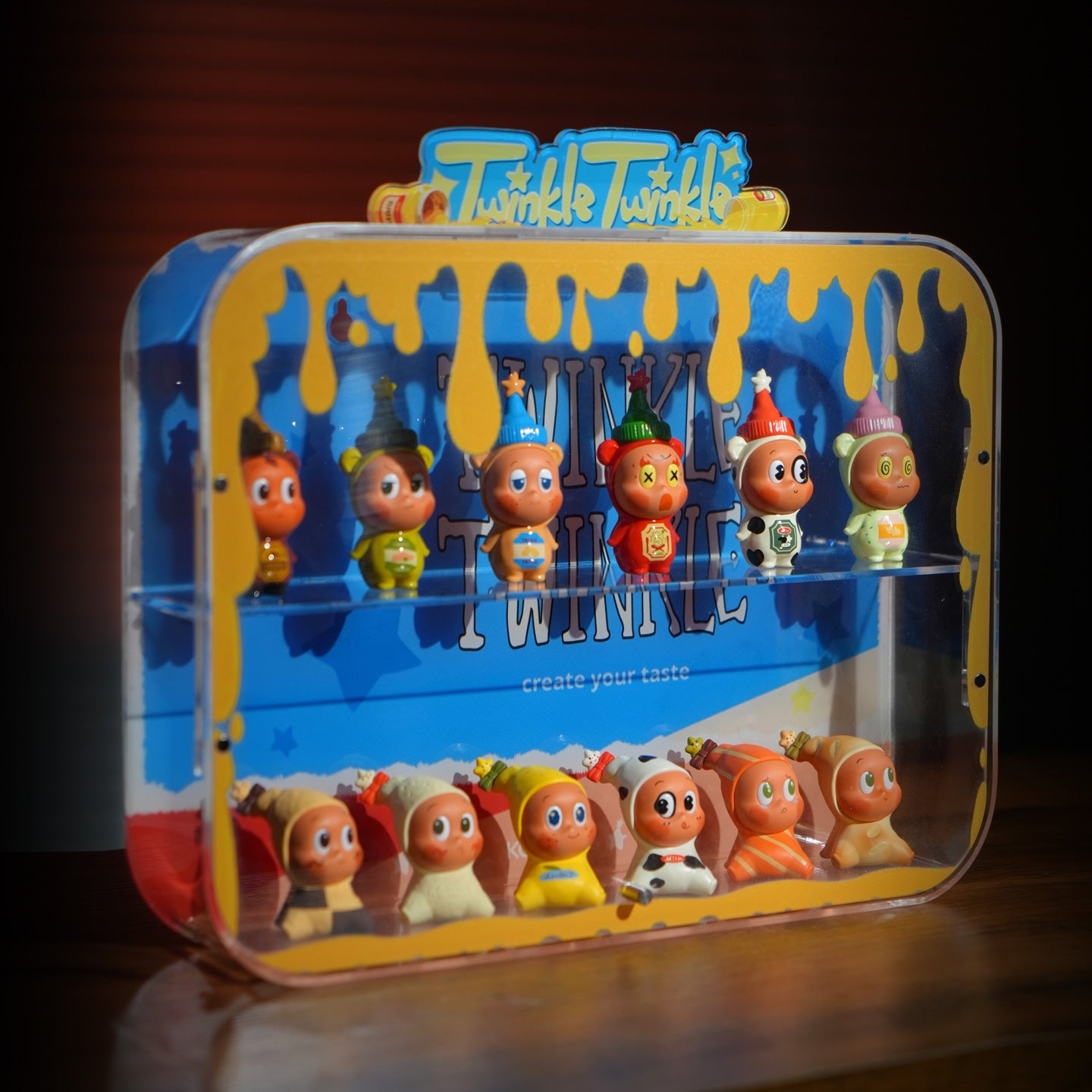 POP MART Twinkle Twinkle Create Your Taste Series Figures Display Case 11