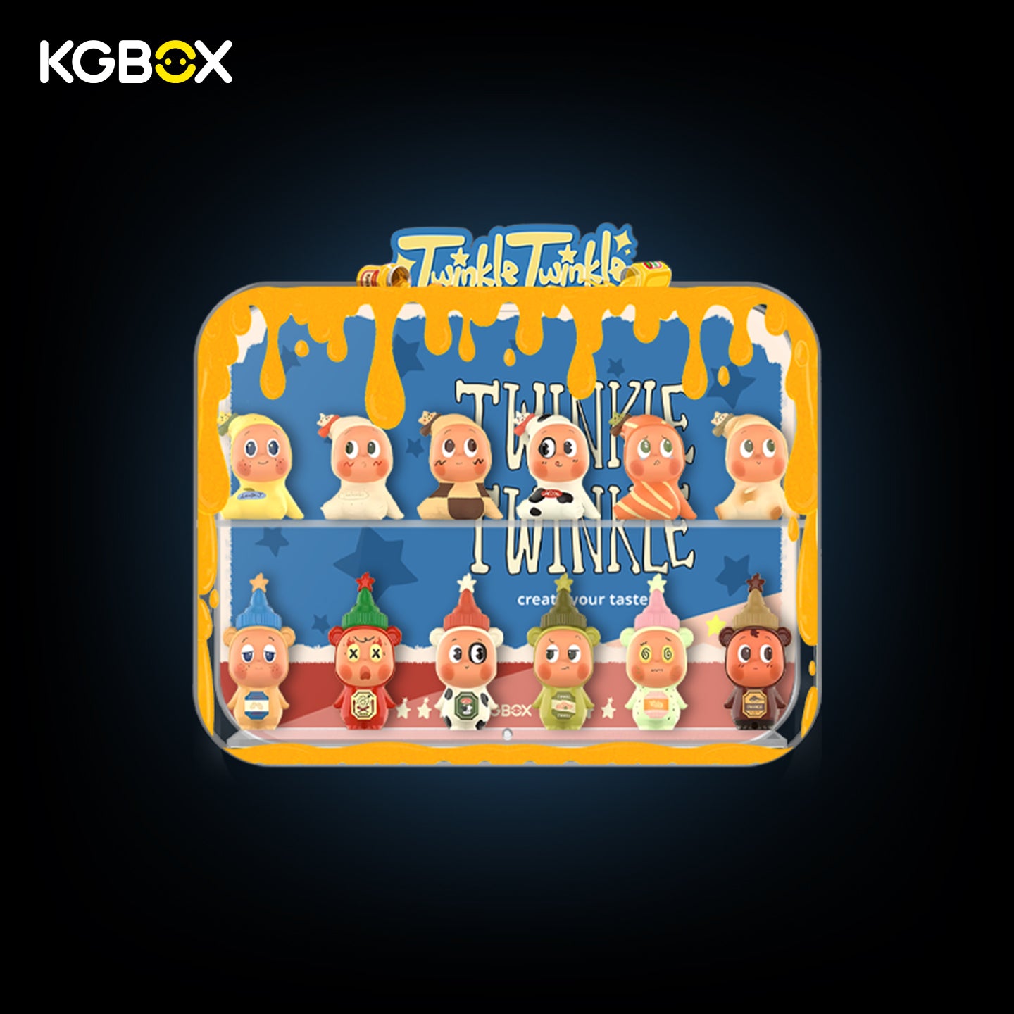 POP MART Twinkle Twinkle Create Your Taste Series Figures Display Case 3
