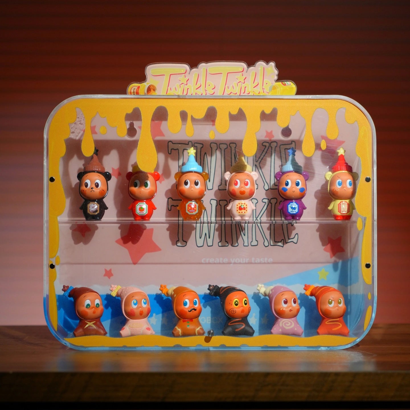 POP MART Twinkle Twinkle Create Your Taste Series Figures Display Case 7