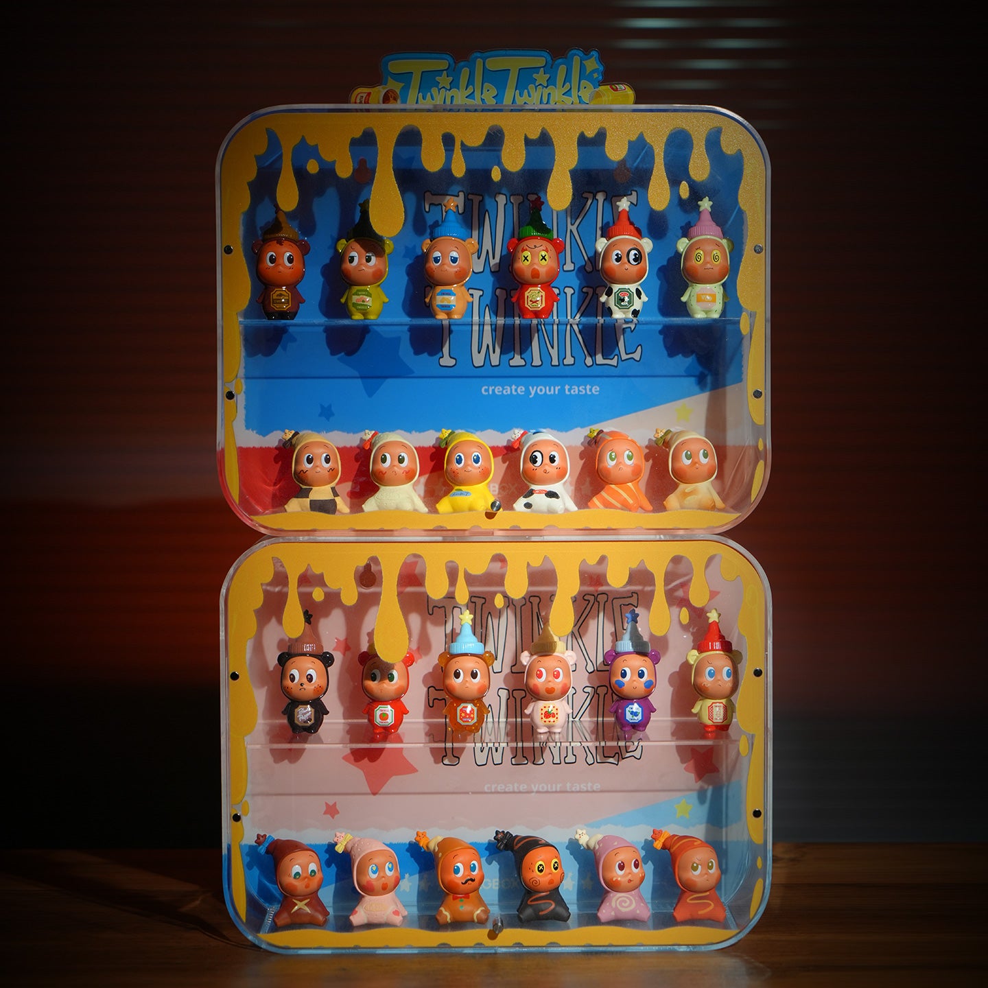 POP MART Twinkle Twinkle Create Your Taste Series Figures Display Case 8