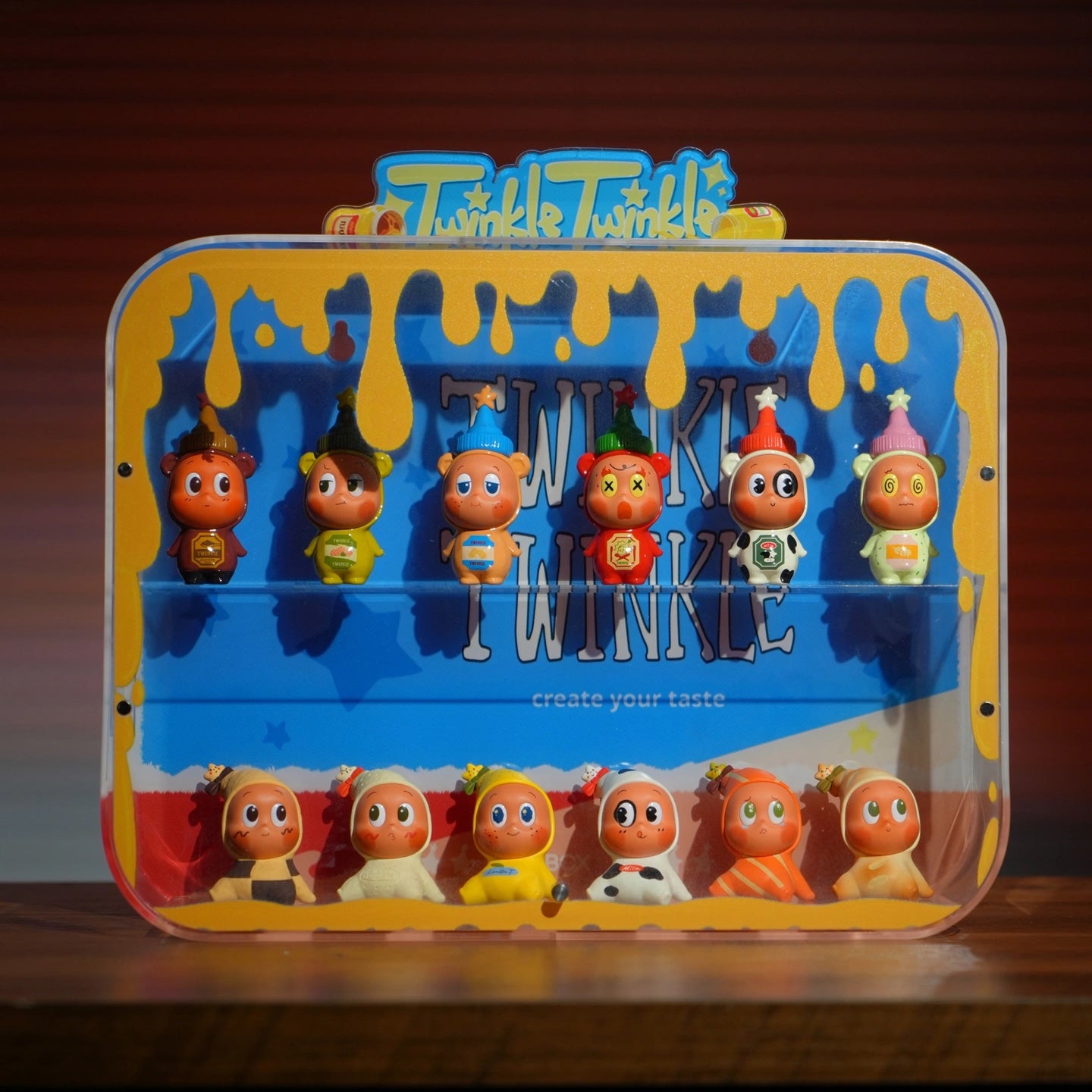 POP MART Twinkle Twinkle Create Your Taste Series Figures Display Case 9