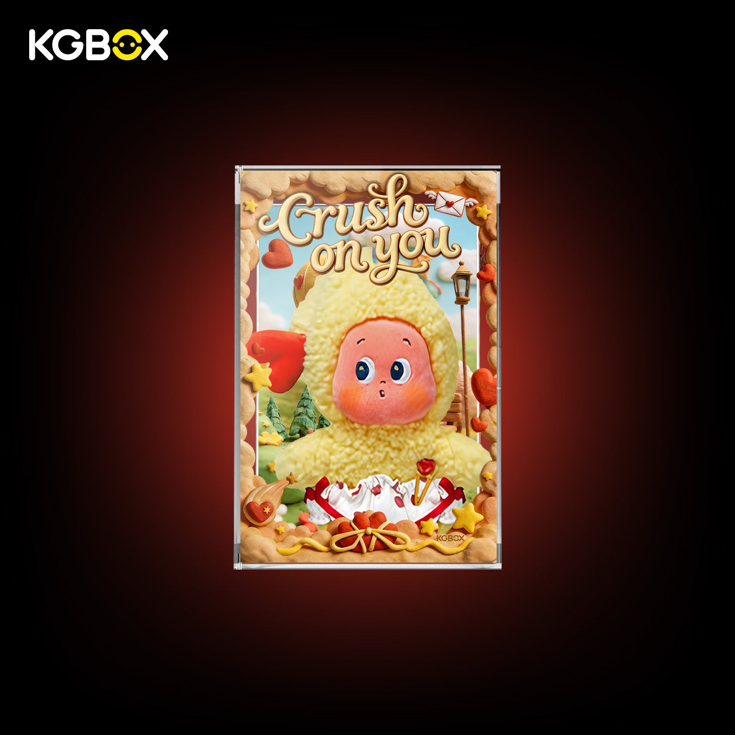 POP MART Twinkle Twinkle Crush On You Series Plush Pendent Display Case