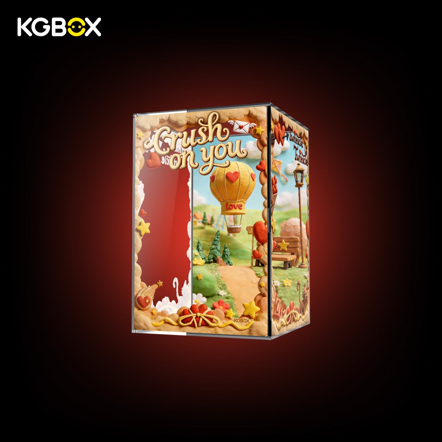 POP MART Twinkle Twinkle Crush On You Series Plush Pendent Display Case 2