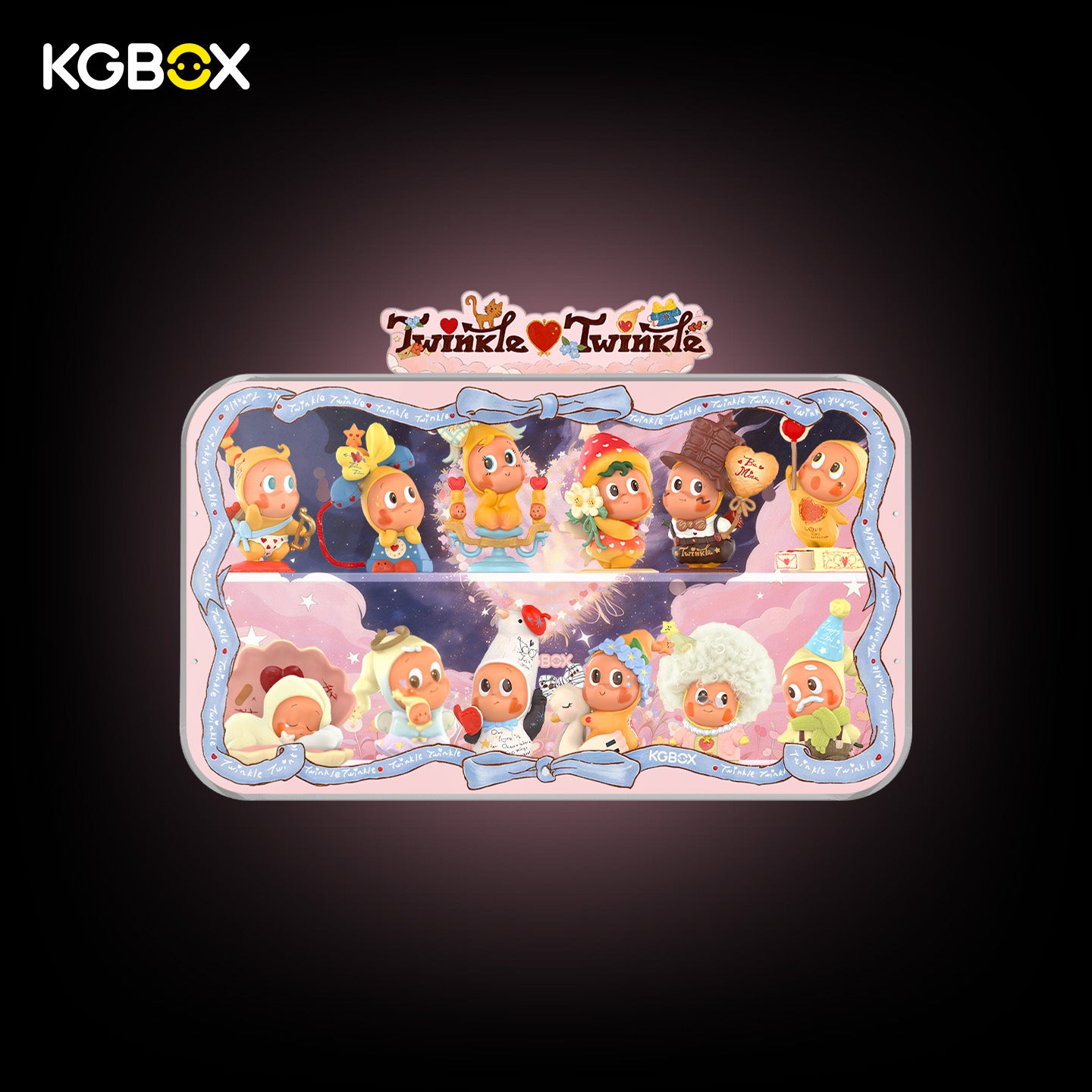 POP MART Twinkle Twinkle Crush on You Series Figures Display Case 1