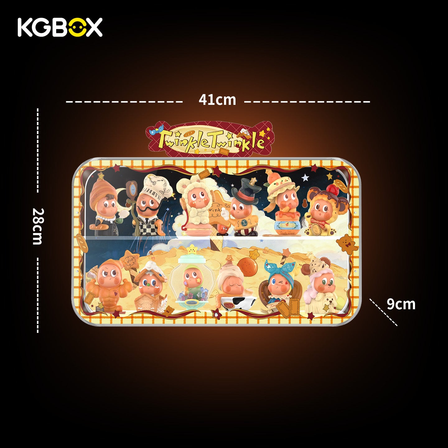 POP MART Twinkle Twinkle Savor the Moment Series Figures Display Case Size Guide