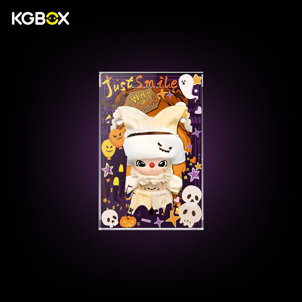 POP MART Why So Serious Series Vinyl Plush Pendant Display Case 