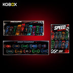 KGBOX Frame For LEGO Speed Champions F1 10 Cars - LED & UV Print