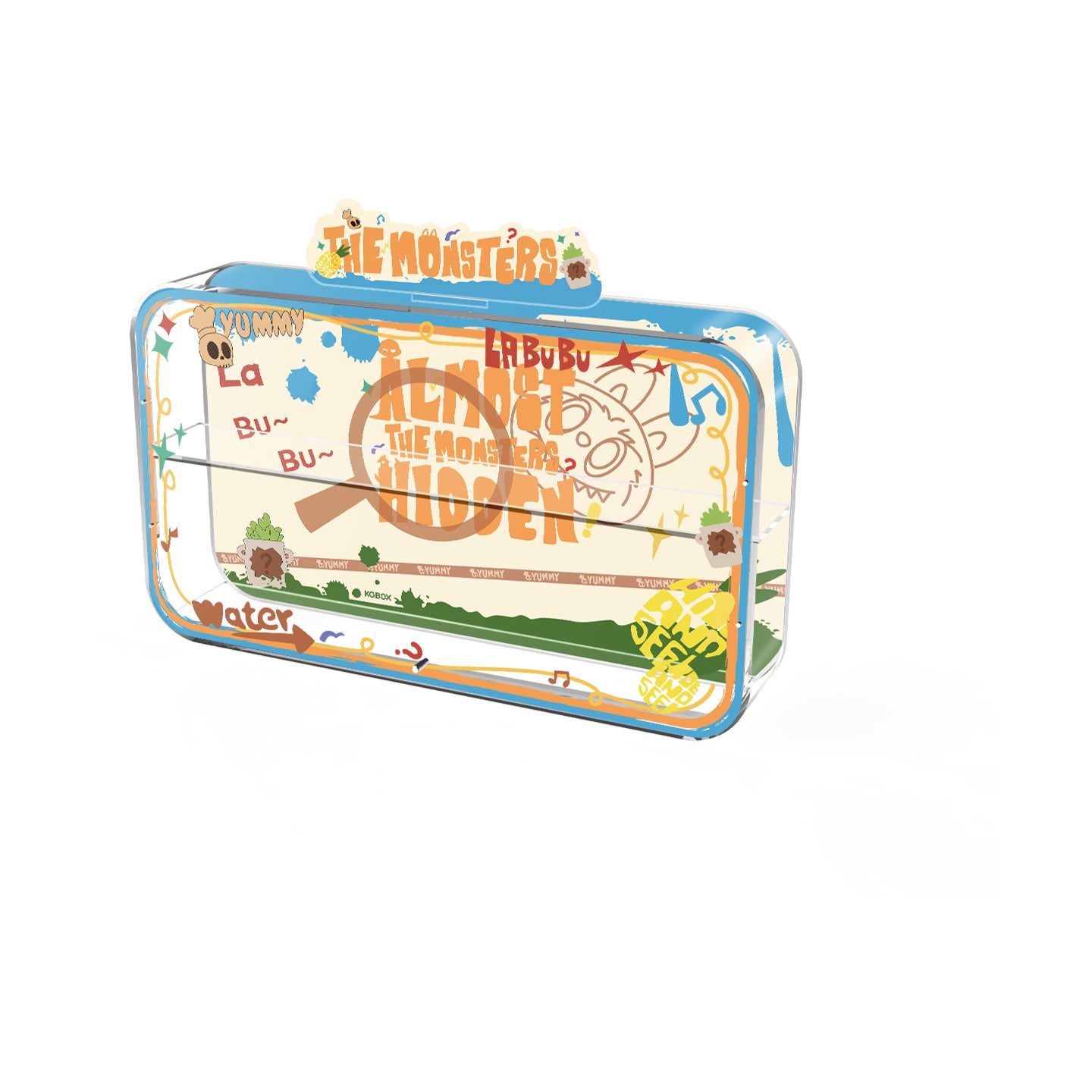 Display Case for POP MART The Monsters Almost Hidden Series Figures