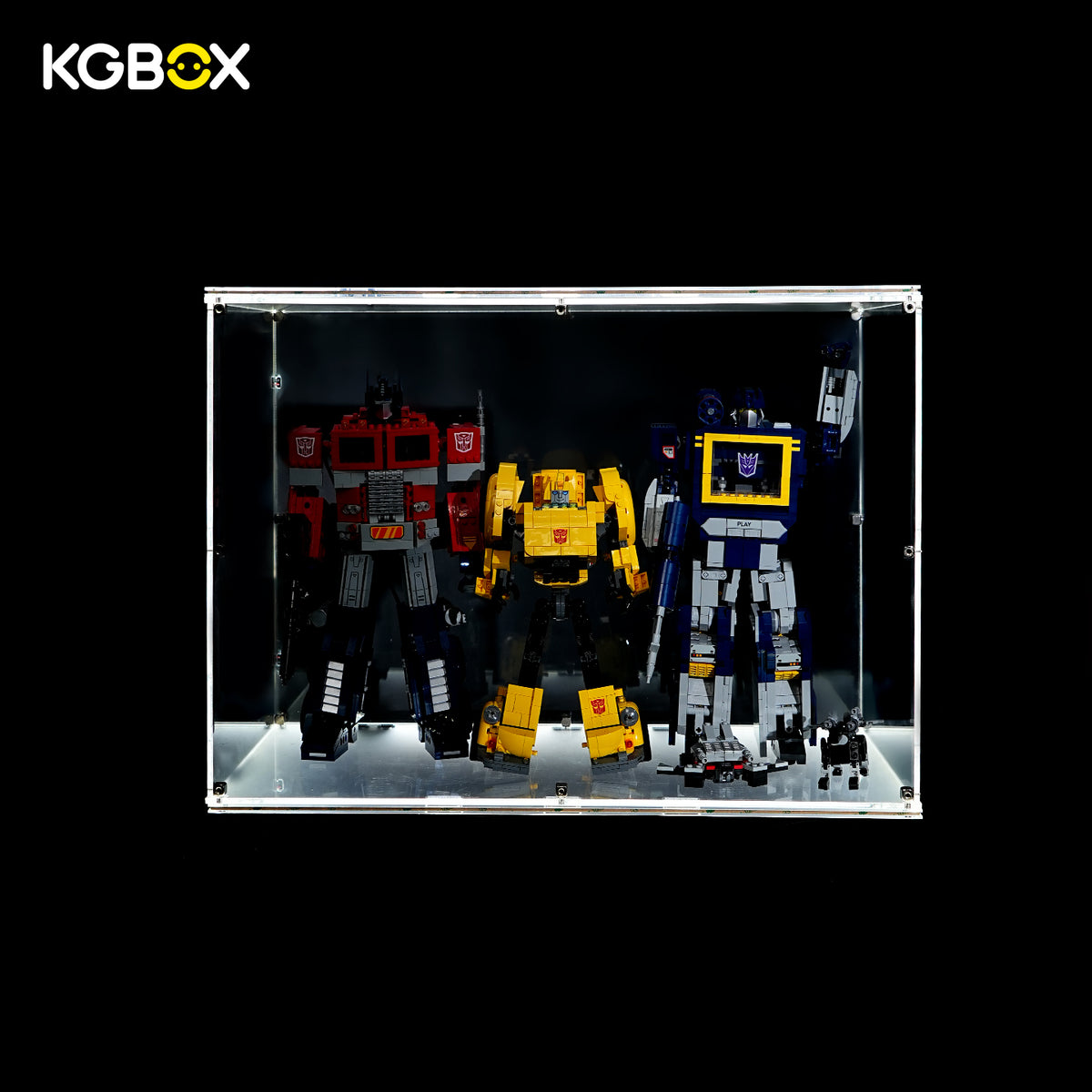Stackable Universal Display Cases for LEGO, Collectibles, Toys - Showcase Pro | KGBOX Case
