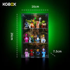 LEGO 71053 Shrek minifigures standard display case dimensions 16 x 26 x 7.5 cm