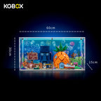 LEGO 11386 SpongeBob SquarePants: Bikini Bottom display case, angled view – KGBOX