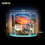 LEGO 11388 Venetian Neighbourhood gem display case dimensions, 70 × 40 × 53 cm – KGBOX