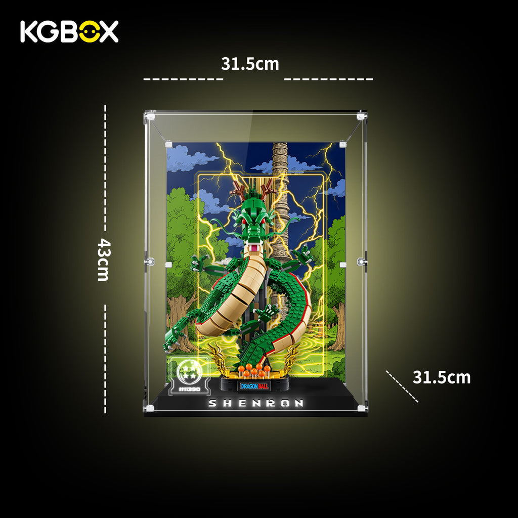 LEGO 11390 Dragon Ball Shenron collector display case dimensions – KGBOX