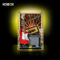 LEGO 21329 Fender Stratocaster display case, front view – KGBOX