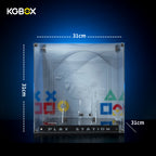 LEGO 72306 PlayStation collector cube display case dimensions 31 × 31 × 31 cm – KGBOX