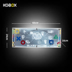 LEGO 72306 PlayStation slim backlit display case dimensions 60 × 24 × 16 cm – KGBOX