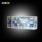 LEGO 72306 PlayStation slim backlit empty display case side view – KGBOX
