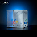 LEGO 72306 PlayStation standard empty cube display case side view – KGBOX