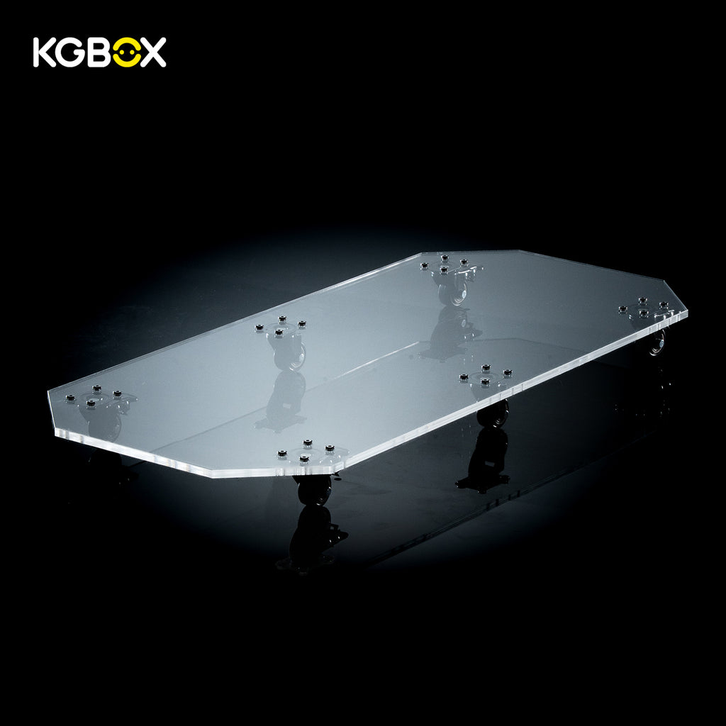 LEGO 75419 Death Star roller base, side view with deck and casters – KGBOX