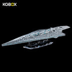 LEGO 75457 Executor on KGBOX flat tabletop display stand, side view – KGBOX
