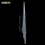 LEGO 75457 Executor on KGBOX wall-mounted display stand, side view – KGBOX