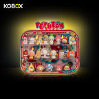 POP BEAN Dip For Fun mini beans in KGBOX display case, front view – KGBOX