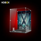 Empty KGBOX collector spliced acrylic display case for LEGO 21369 The X‑Files, no LEGO set included