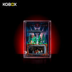 KGBOX reinforced modular spliced display case for LEGO 21369 The X‑Files, heavy‑duty acrylic, no light LEGO model inside