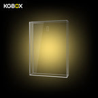 Empty one‑piece acrylic display case for LEGO 31215 Sunflowers, no lego model included, wall‑mountable